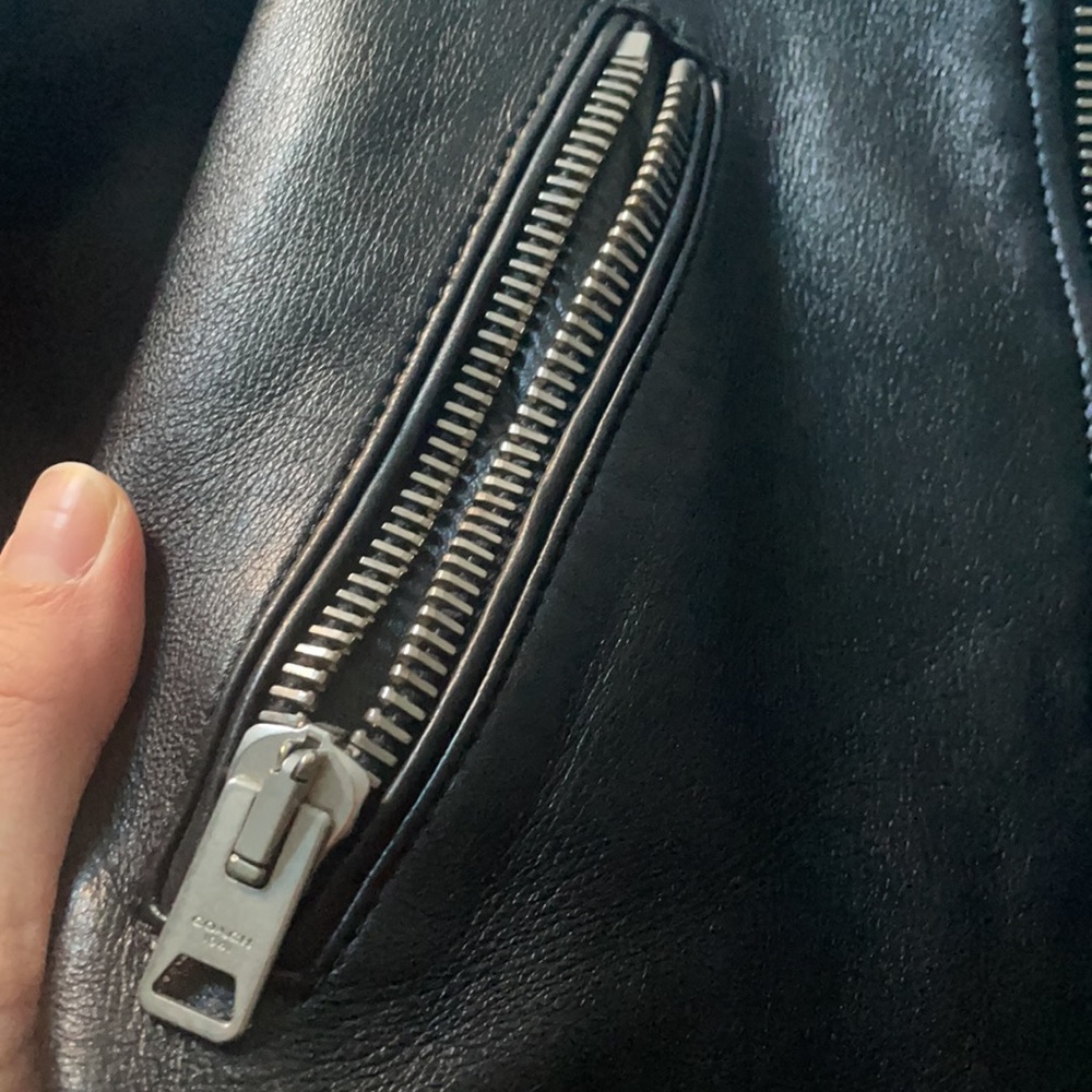 Coach Leather Jacket - image 3